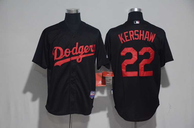 Los Angeles Dodgers #22 Clayton Kershaw Black New Cool Base Stitched Jersey,We sell and wholesale Los Angeles Dodgers #22 Clayton Kershaw Black New Cool Base Stitched Jersey on line form chian!